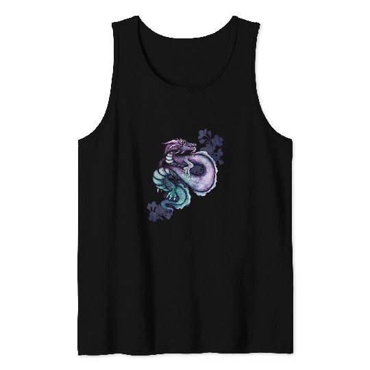 Chinese Dragon Sea Dragons Art Tank Tops
