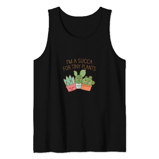 Gardening Pots Plants Succulent Green Botanical Gardener 1 Tank Tops