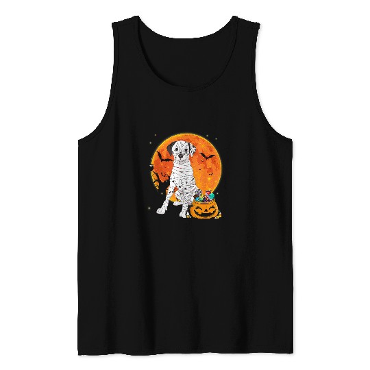 Funny Dalmatian Halloween Costume Dog Lover 138 Dalmatians Dog Tank Tops