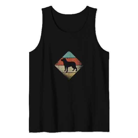 Greater Swiss Mountain Dog vintages Retro 1970s Dog Breed Tank Tops