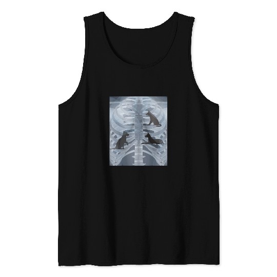 I Got That Dog in Me Xray Meme Sports Motivation Tank Tops
