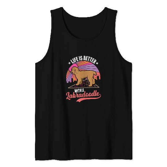 Life is better with a Labradoodle 2 Tank Tops