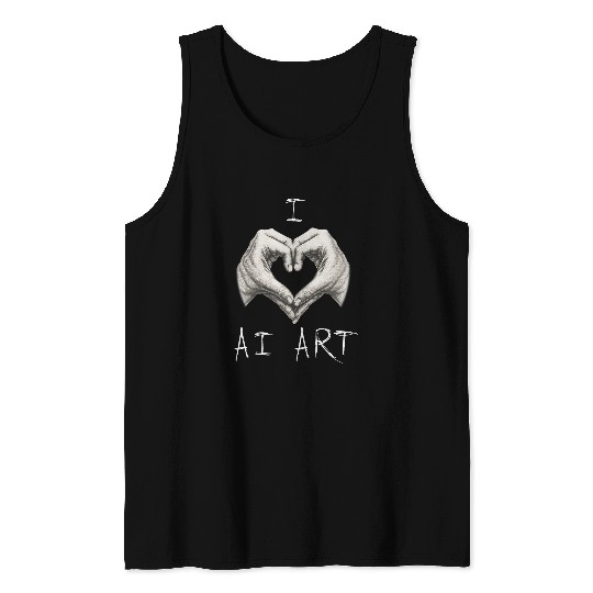 Funny AI Art Tank Tops