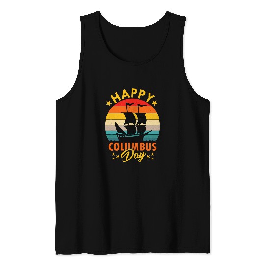 Happy Columbus Day 1942 Tank Tops