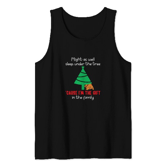 Fox Red Lab Christmas Sleep Labrador Retriever Tank Tops
