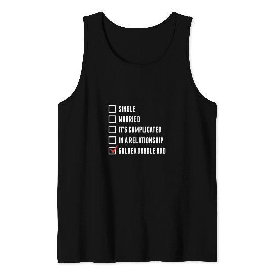 Goldendoodle Dad Funny Dog Father Tank Tops