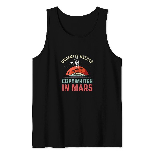 Copywriter in Mars Editor In Chief Tank Tops