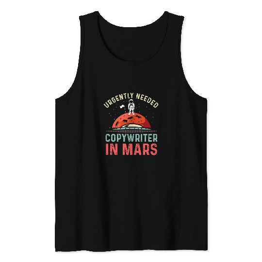 Copywriter in Mars Editor In Chief Tank Tops