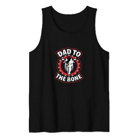 Dad to the bone hilarious strong dad design Tank Tops
