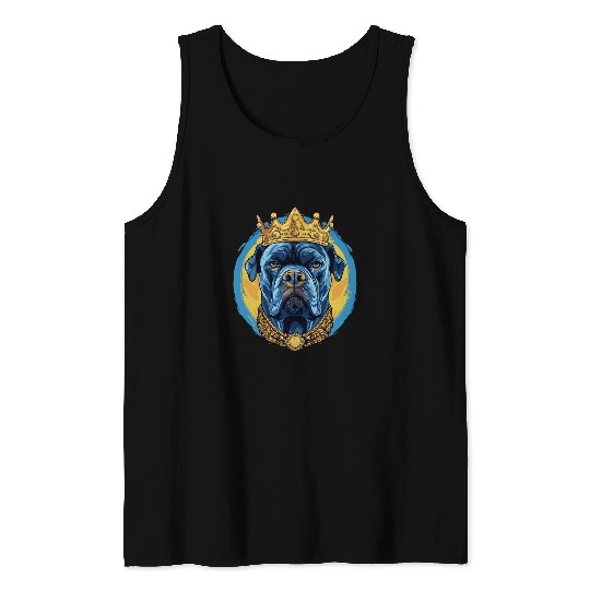Cane Corso With Crown Presa Canario 1 Tank Tops