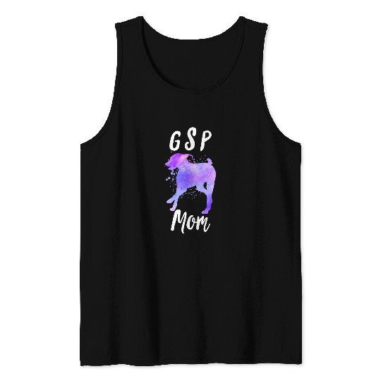 GSP Mom German Shorthaired Pointer hunting Dog Mom Mama Gift 1 Tank Tops