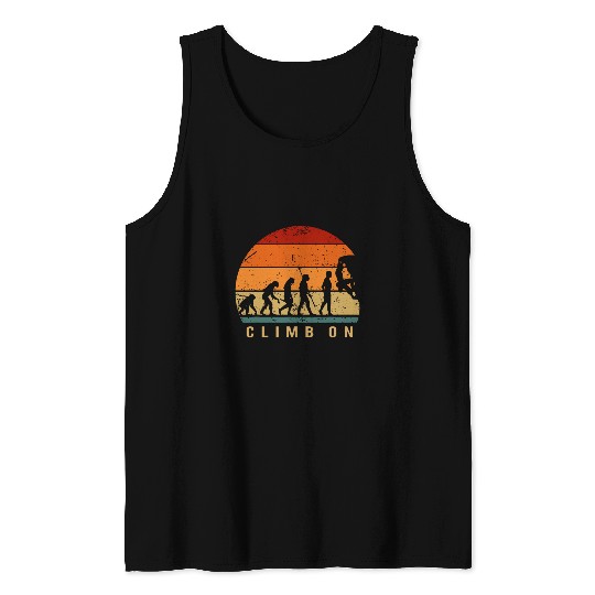Climbing Evolution Bouldering Climbing Mountaineers Tank Tops
