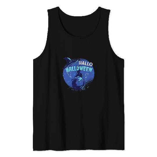 Crystal Ball Cauldron Magic Tank Tops