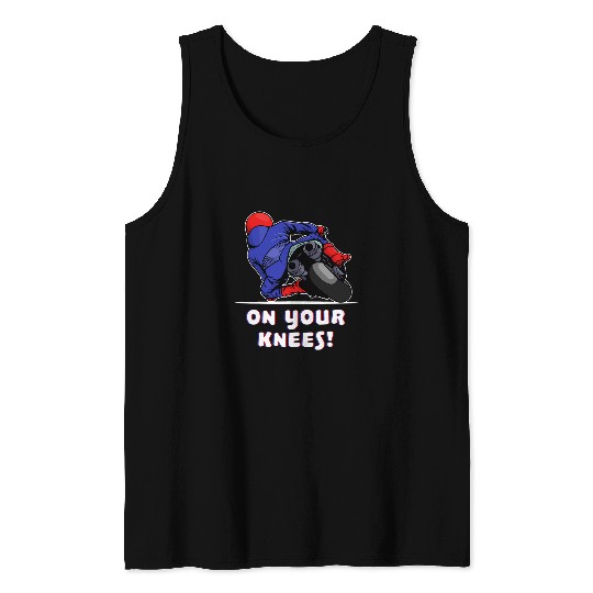 Cool Motorbike Racer Biker Saying Motorcycle Tank Tops