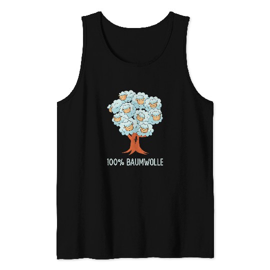 Sheep Lover 100 Cotton Sheep Funny Word Game for Men and Women Tank Tops