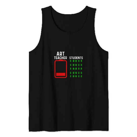 End Of Year Teacher s Goodbye Lesson Art Teacher Battery Tank Tops
