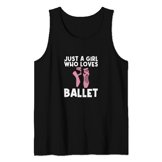 Cool Ballet Art For Girls Kids Ballet Dancer Dance Ballerina Tank Tops