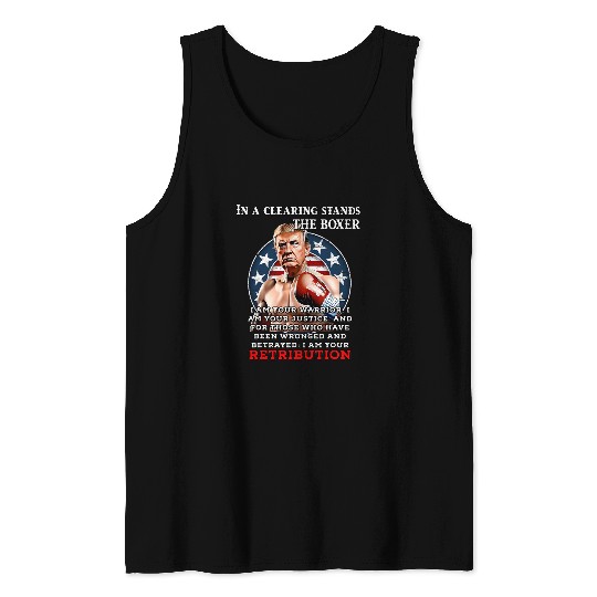Donald Trump Boxer Indicted Jail Arrest Trump Mugshot 7 Tank Tops