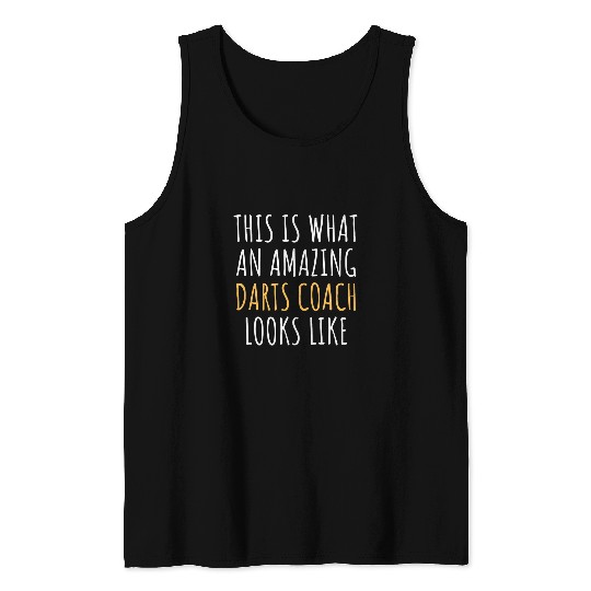 Darts Coachs Appreciation Thank You End Of Year Christmas Tank Tops