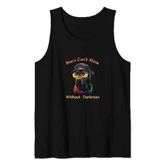 Comedy Black Bulldog Tank Tops