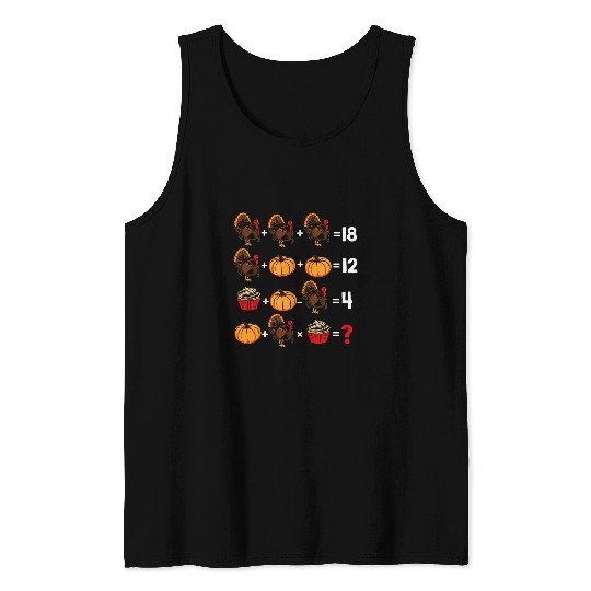 Math Teacher Humor Thanksgiving Weekend Order Of Operations 21 Tank Tops