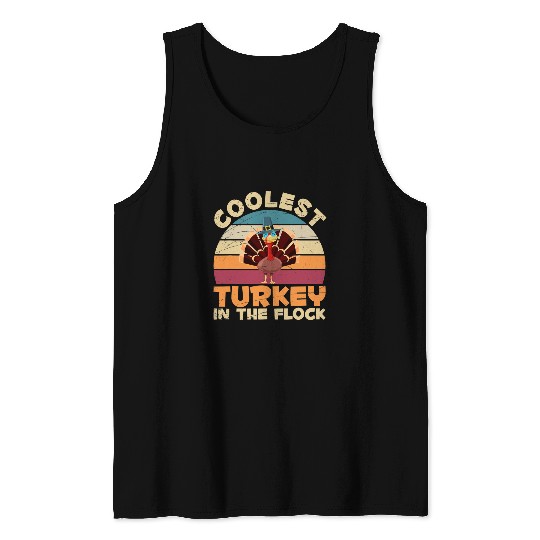 turkey day blessed family dinner pilgrims thanksgiving Tank Tops
