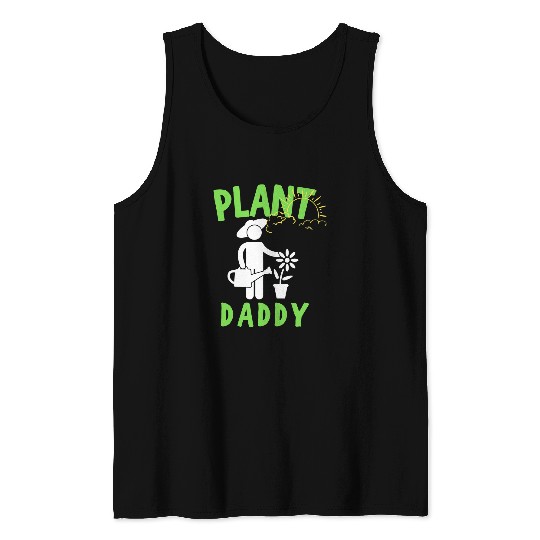 Lacrosse Gift Mens Plant Daddy   Garden Vegetable Lover Tank Tops