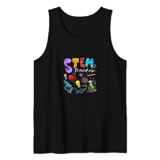 Steminist STEM Teacher Science Technology Engineering Math 24 Tank Tops