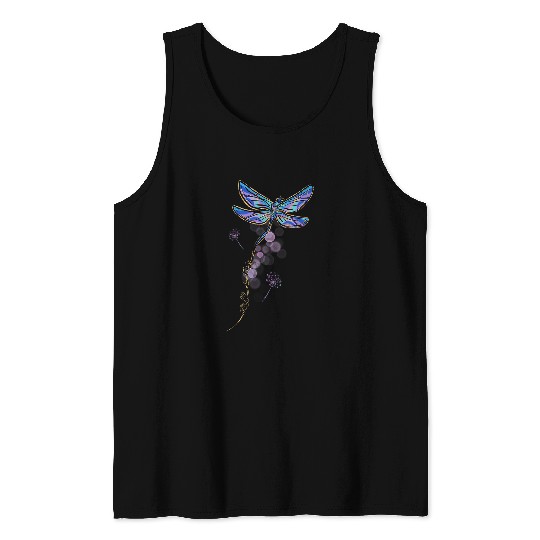 Motivational Dragonfly Still I Rise Perseverance Positive Tank Tops