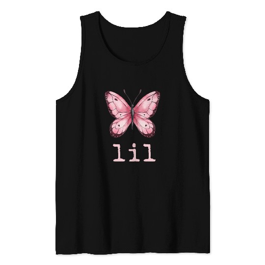 Little Butterfly Sorority Reveal Big Little for Lil Sister Tank Tops
