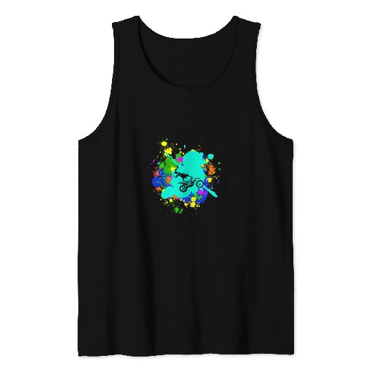 Dirt Bike for likes to ride Motorcycle Lovers Tank Tops