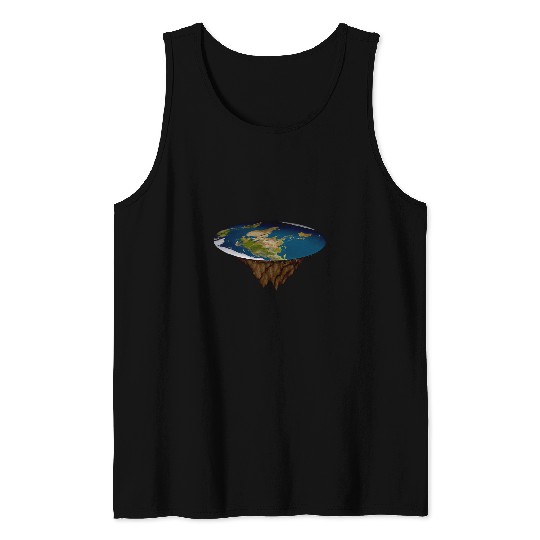 Flat Earth Society 2Flat Earth Map Model Globe Tank Tops