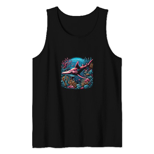 Goblin Shark Lover Deep Sea Animal Marine Biologist 1 Tank Tops