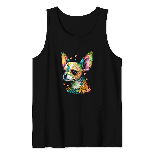 Chihuahua Dog Cinco de Mayo Mexican Festival Fun Tank Tops