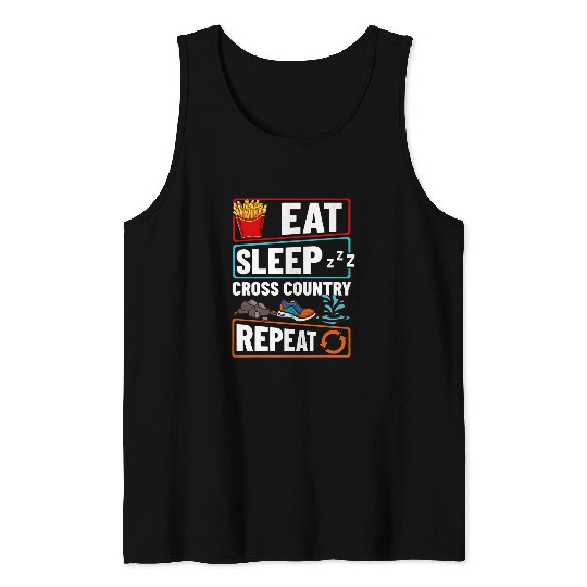 Cross Country Running Coachs Training XC Run Race 1 Tank Tops