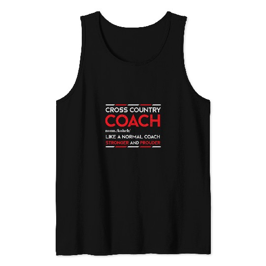 Cross Country Coachs Sports Coaching Tank Tops
