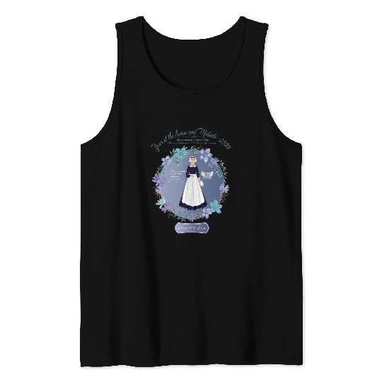 Florence Nightingale 200 Anniversary Year of nurses Midwife Tank Tops