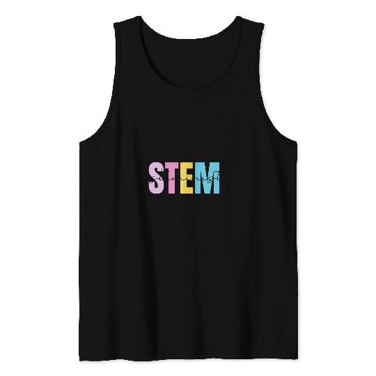 Stem Squad Science Technology Engineering Math 2Steminist Tank Tops