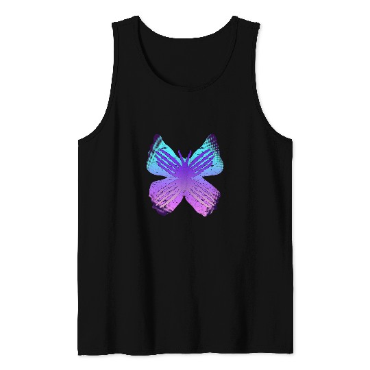 Pastel Goth Kawaii Anime Moth Witchy Gothic Aesthetic Occult Tank Tops