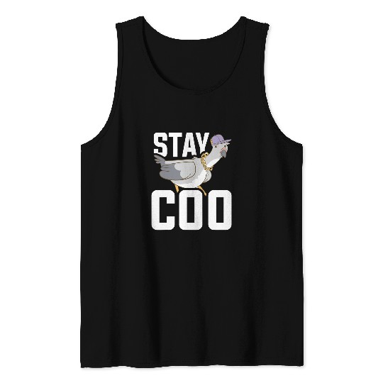 Stay Coo Pigeon Bird Surveillance Conspiracy Theory 22 Tank Tops