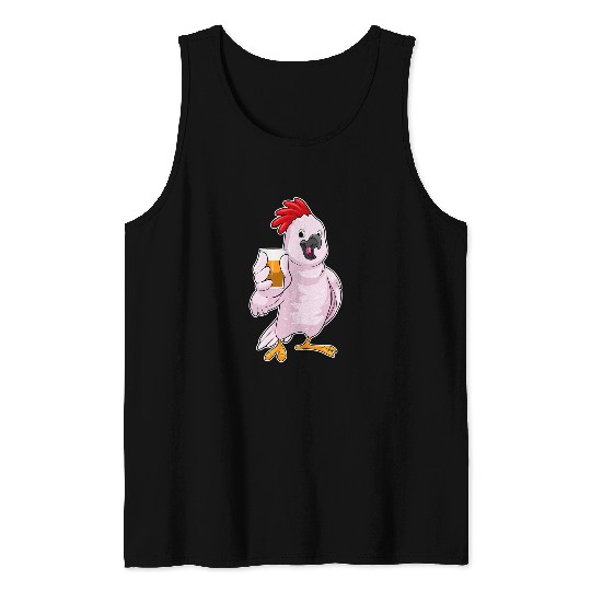 Parrot Orange juice Tank Tops