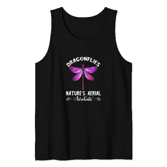Natures Aerial Acrobat Dragonflies Nature Insect Dragonfly 22 Tank Tops