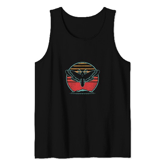 Moth Retro vintages 80s Style Gift Tank Tops