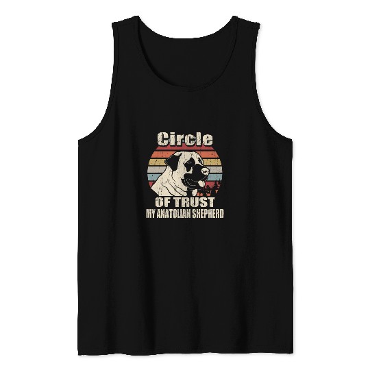 Circle Of Trust My Anatolian Shepherd vintages Retro Tank Tops