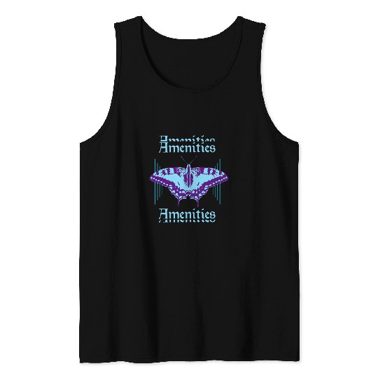 Streetwear 2Amenities Butterfly Tank Tops