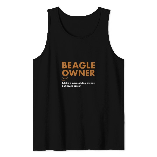 Dog Beagle Owner Definition Tank Tops
