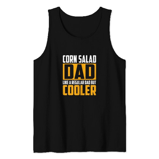 Lacrosse Gift Mens Corn Salad Dad 2Like a Regular Dad but Cooler Tank Tops