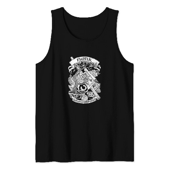 Fantasy RolePlaying Game RPG Monk Tank Tops
