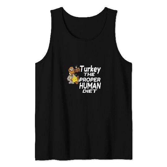 Turkey The Proper Human Diet ketoCarnivore Tank Tops