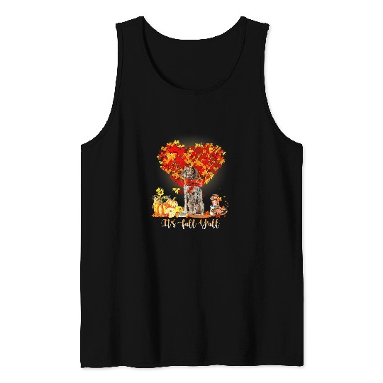 Its Fall Yall English Setter Dog Lovers Thanksgiving191 Tank Tops